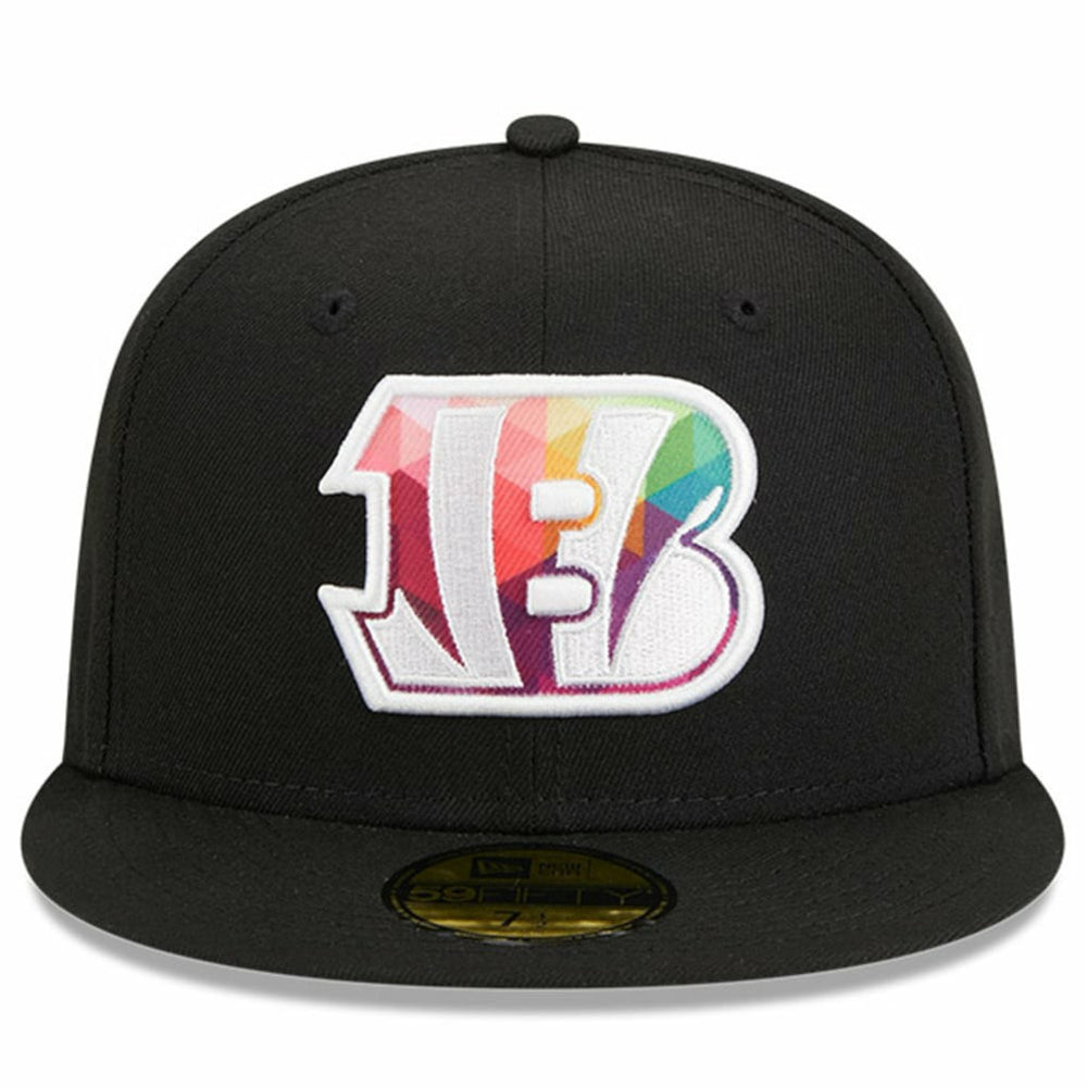 Cincinnati Bengals New Era 2023 NFL Crucial Catch 59FIFTY Fitted Hat Black