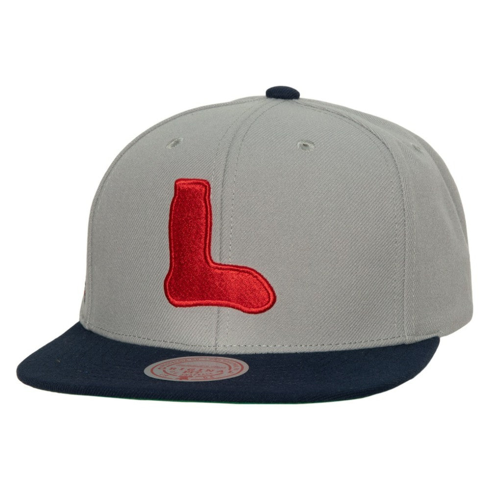 Boston Red Sox Mitchell & Ness Cooperstown Collection Snapback Hat - Gray - Mitchell & Ness Discount