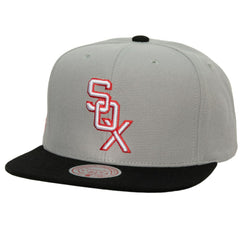 Chicago White Sox Mitchell & Ness Cooperstown Collection Away Snapback Hat - Gray - Mitchell & Ness Sale