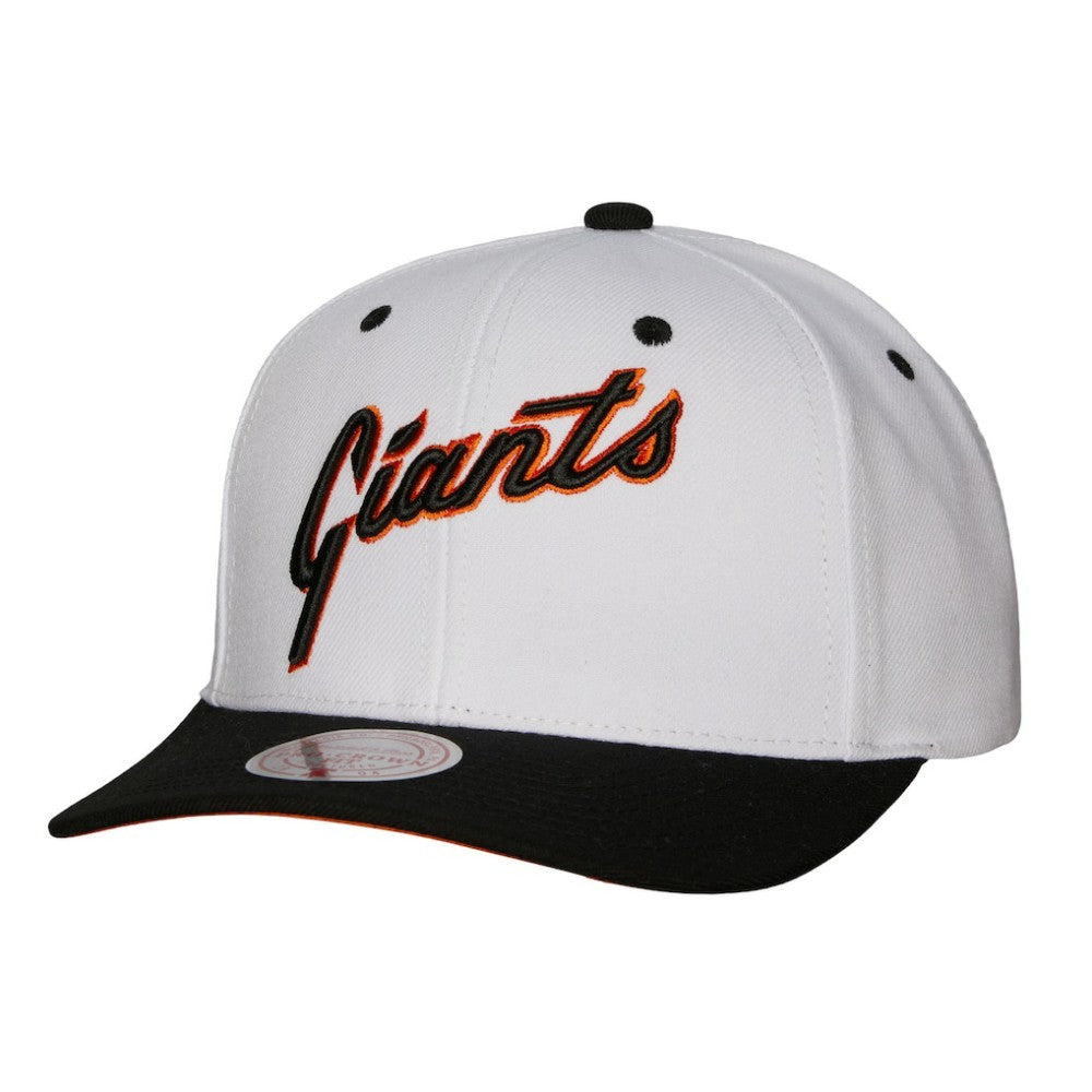 San Francisco Giants Mitchell & Ness Cooperstown Collection Pro Crown Snapback Hat - White - Mitchell & Ness Sale