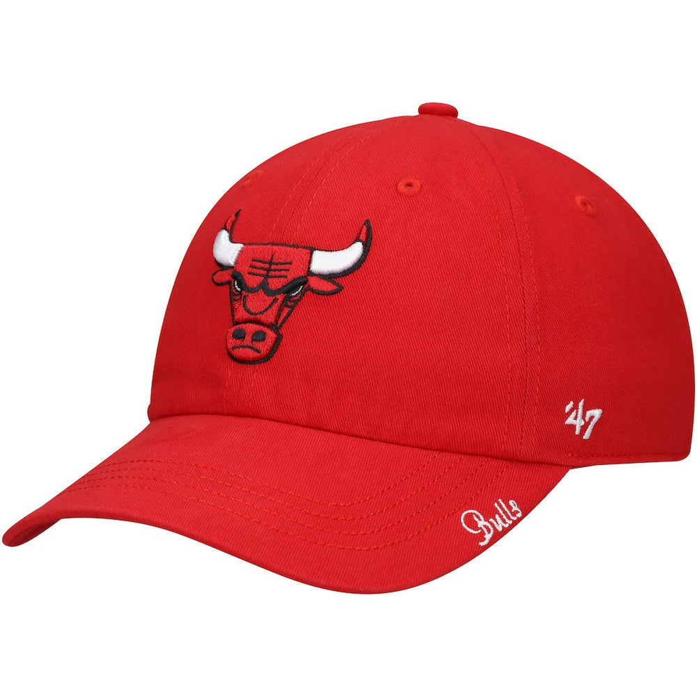 Chicago Bulls '47 Women's Miata Clean Up Adjustable Hat Red | 47 brand Lifestyle