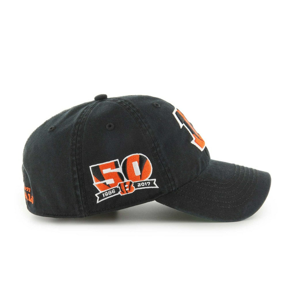47 brand Cincinnati Bengals '47 Sure Shot Franchise Fitted Hat Black