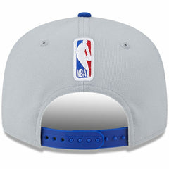 Golden State Warriors Tip-Off Two-Tone 9FIFTY Snapback Hat for sale Gray/Royal | New Era