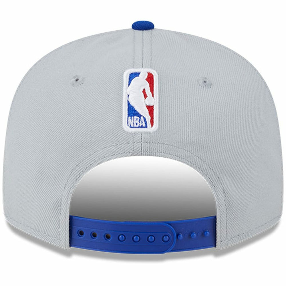 Philadelphia 76ers Tip-Off Two-Tone 9FIFTY Snapback Hat Gray/Royal | New Era for sale