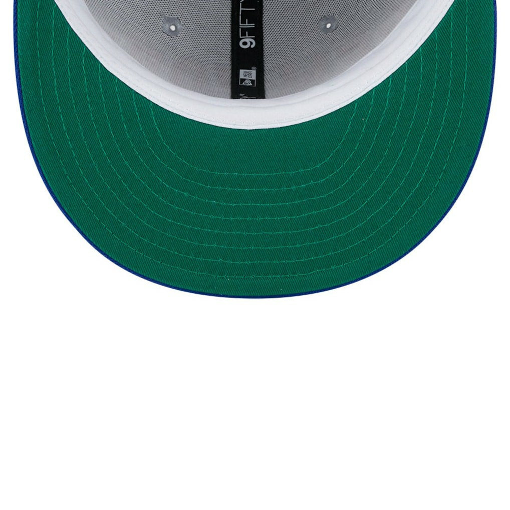 Philadelphia 76ers Tip-Off Two-Tone 9FIFTY Snapback Hat Gray/Royal | New Era for sale