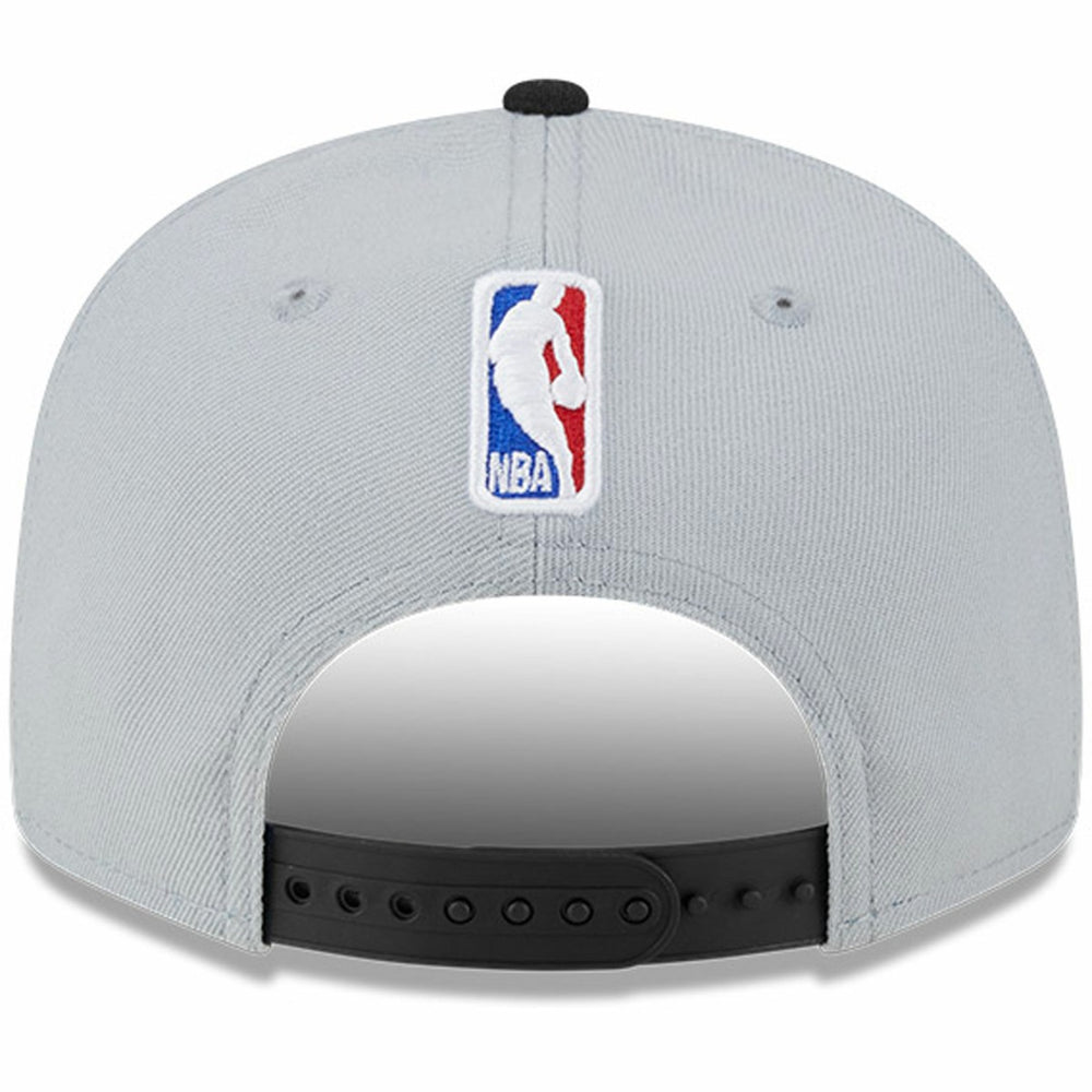 Utah Jazz Tip-Off Two-Tone 9FIFTY Snapback Hat Gray/Black | New Era Near Me