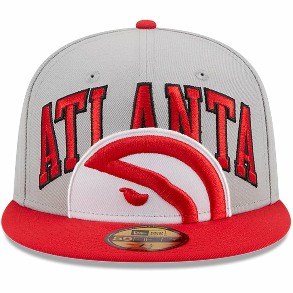 Atlanta Hawks Tip-Off Two-Tone 59FIFTY Fitted Hat Gray/Red | New Era outlet