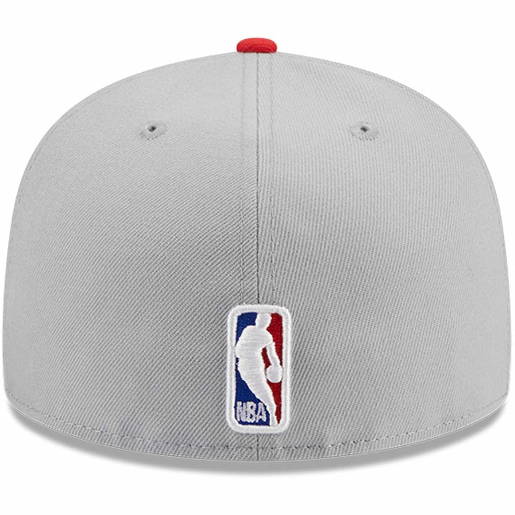 Atlanta Hawks Tip-Off Two-Tone 59FIFTY Fitted Hat Gray/Red | New Era outlet