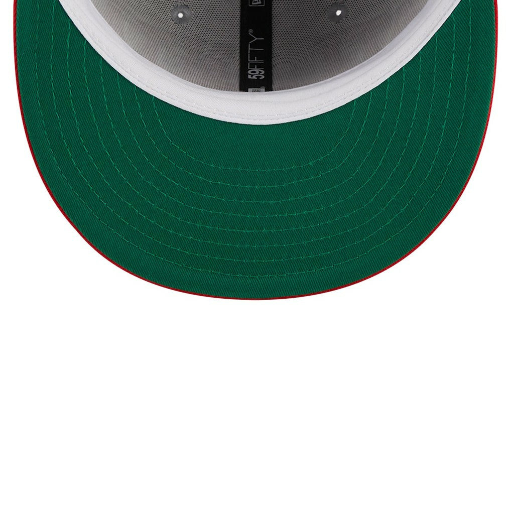 Atlanta Hawks Tip-Off Two-Tone 59FIFTY Fitted Hat Gray/Red | New Era outlet