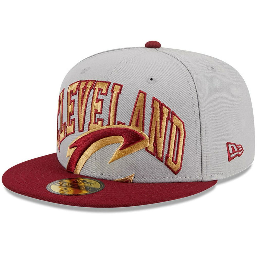 Cleveland Cavaliers Tip-Off Two-Tone 59FIFTY Fitted Hat for sale Gray/Wine | New Era online