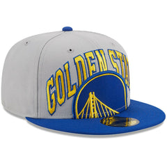 Golden State Warriors Tip-Off Two-Tone 59FIFTY Fitted Hat for sale Gray/Royal | New Era outlet