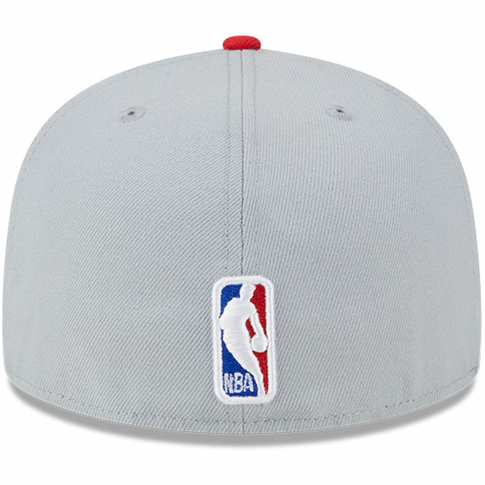 Toronto Raptors Tip-Off Two-Tone 59FIFTY Fitted Hat Gray/Red | New Era outlet