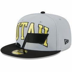Utah Jazz Tip-Off Two-Tone 59FIFTY Fitted Hat Gray/Black | New Era outlet