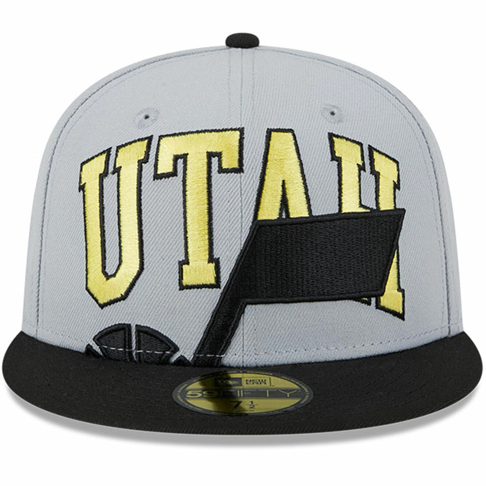 Utah Jazz Tip-Off Two-Tone 59FIFTY Fitted Hat Gray/Black | New Era outlet