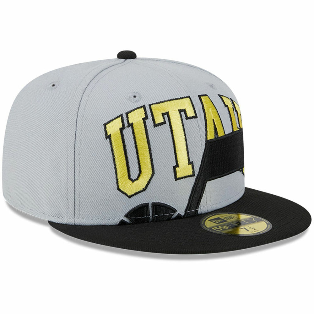 Utah Jazz Tip-Off Two-Tone 59FIFTY Fitted Hat Gray/Black | New Era outlet