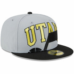 Utah Jazz Tip-Off Two-Tone 59FIFTY Fitted Hat Gray/Black | New Era outlet