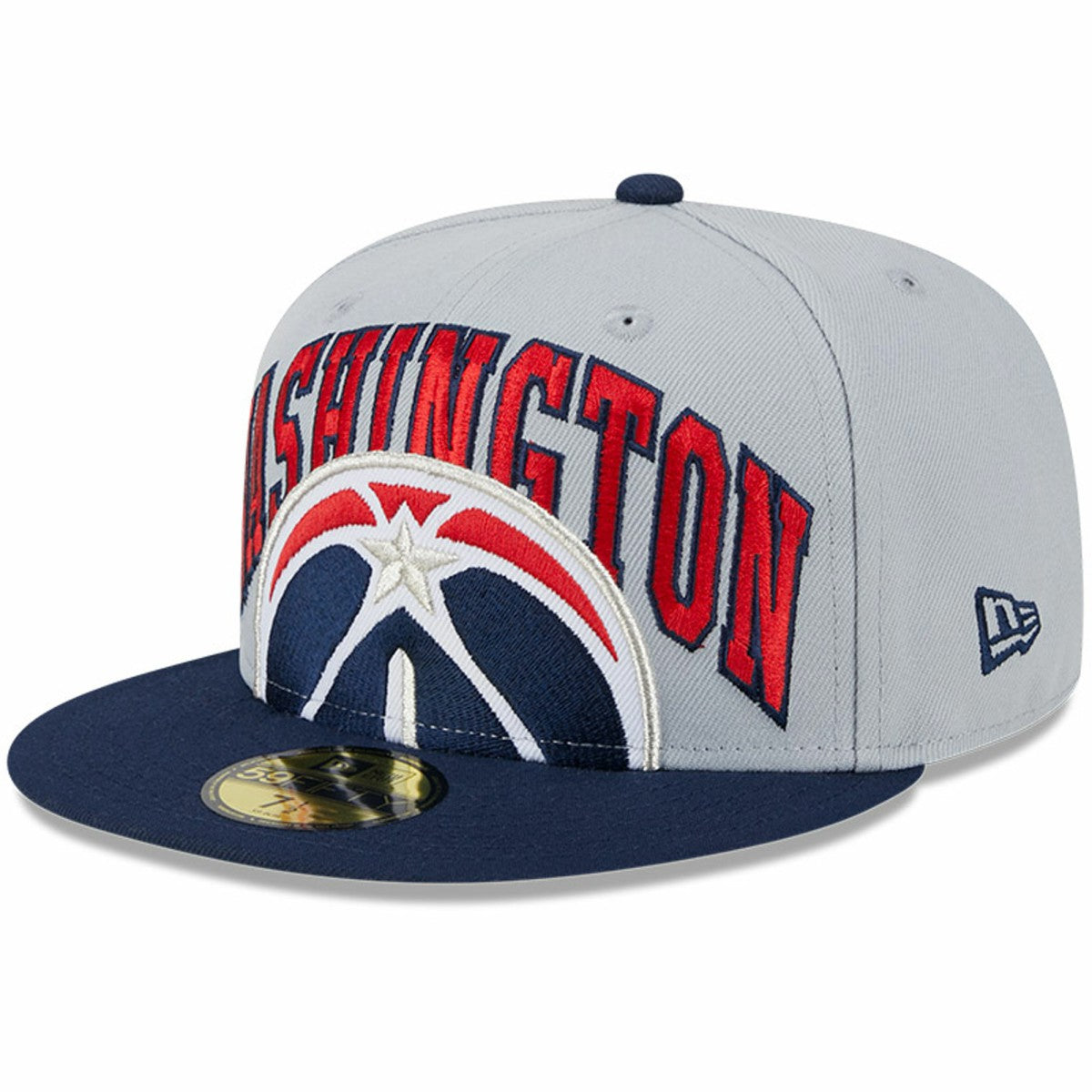 Washington Wizards Tip-Off Two-Tone 59FIFTY Fitted Hat Gray/Navy | New Era Lifestyle