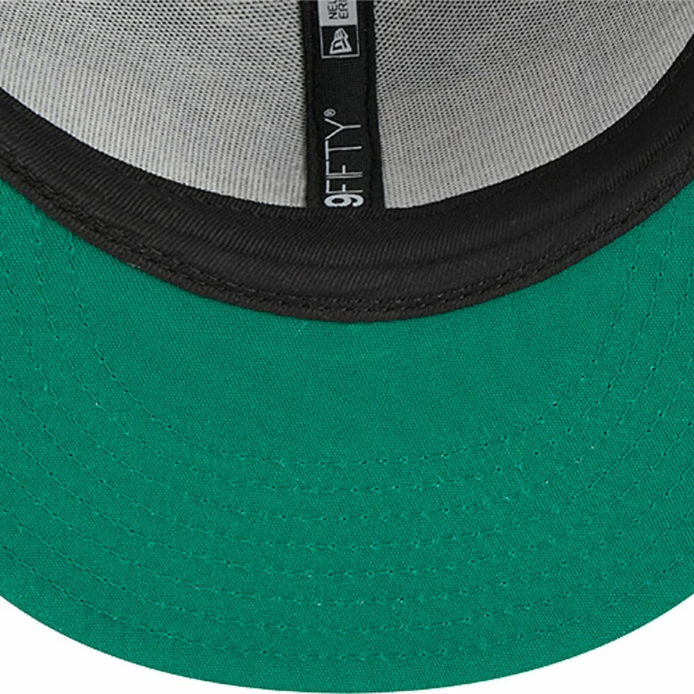 Chicago Bulls Post-Up Pin Mesh 9FIFTY Snapback Hat Black | New Era