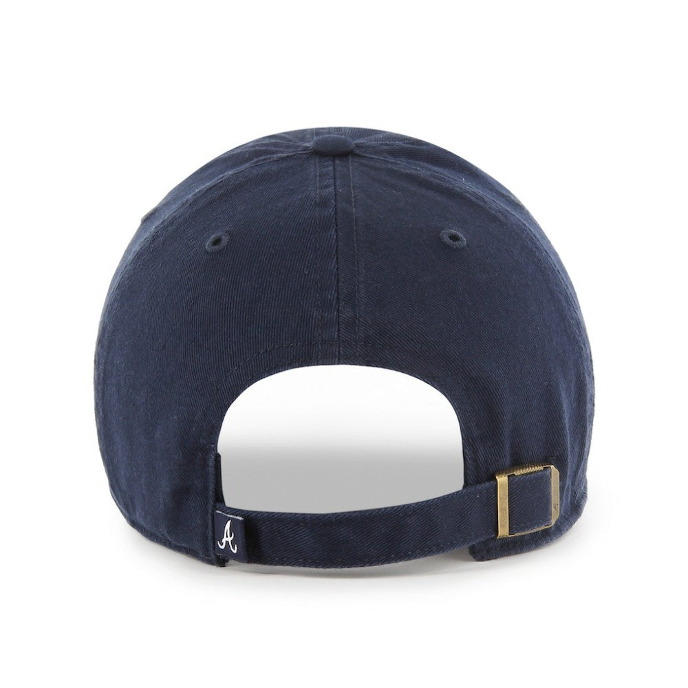 Atlanta Braves '47 Clean Up Adjustable Hat - Navy - 47 brand Discount