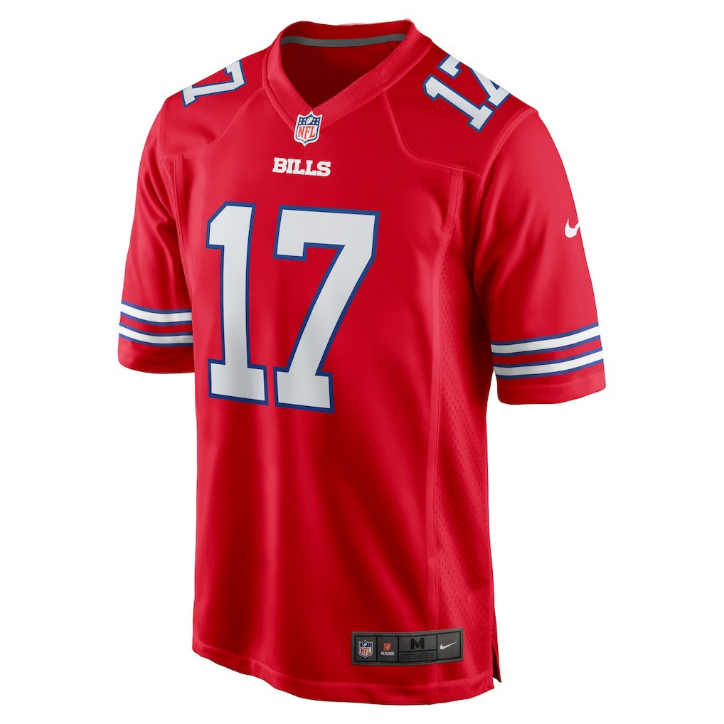 Nike Josh Allen Buffalo Bills Alternate Game Jersey Red