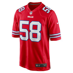 Nike Matt Milano Buffalo Bills Alternate Game Jersey Red