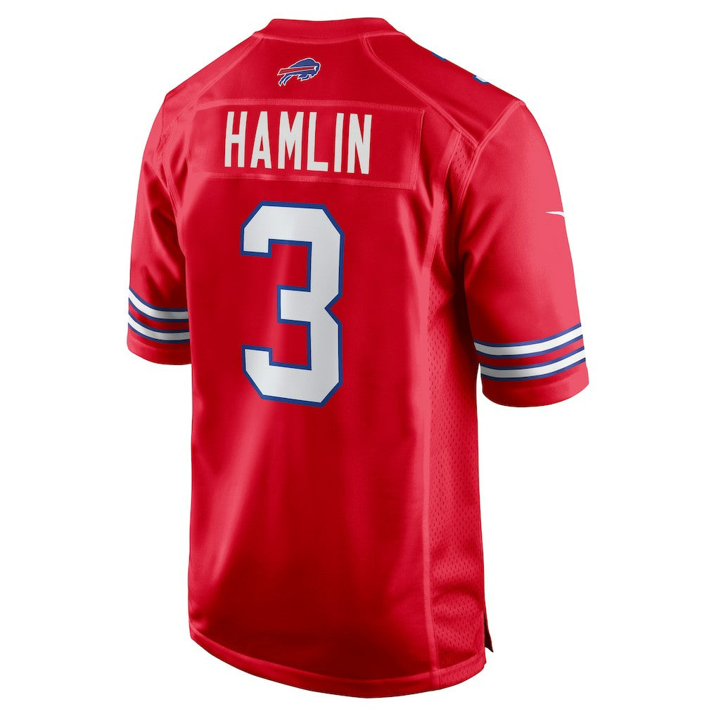 Nike Damar Hamlin Buffalo Bills Alternate Game Jersey Red