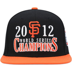 San Francisco Giants Mitchell & Ness World Series Champs Snapback Hat - Black - Mitchell & Ness Online