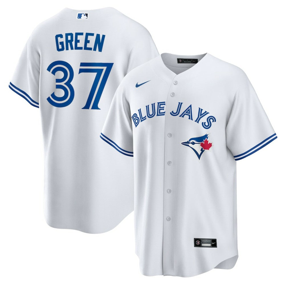 Chad Green Toronto Blue Jays Nike Home Replica Player Jersey - White - Nike Sale