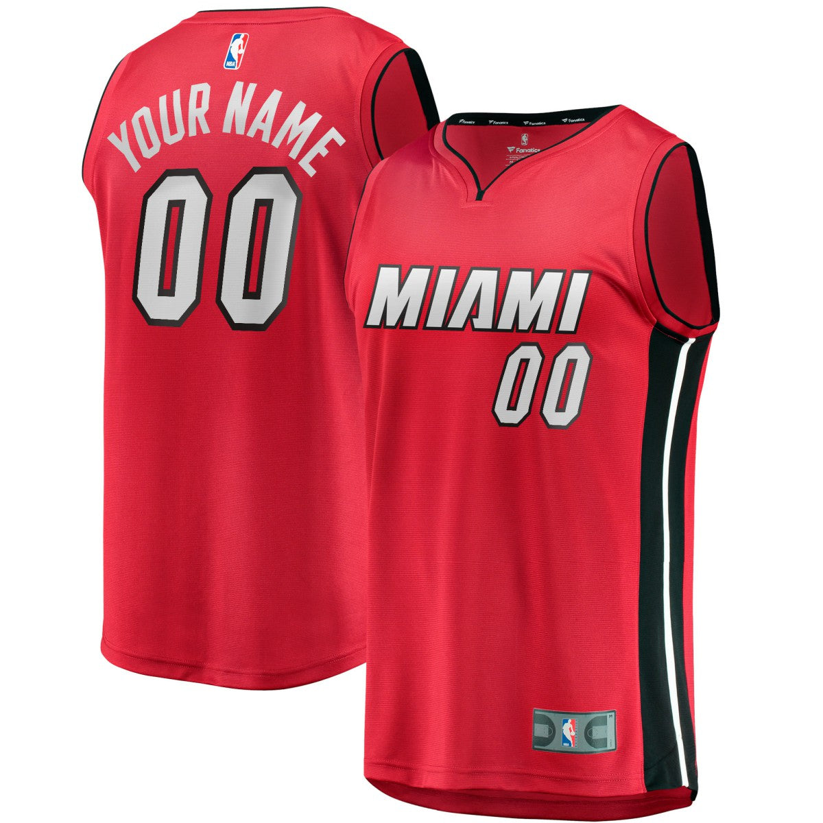 Miami Heat Fast Break Custom Jersey Red Statement Edition | Fanatics Near Me