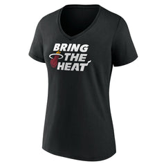 Miami Heat Women's Team Pride V-Neck T-Shirt Black