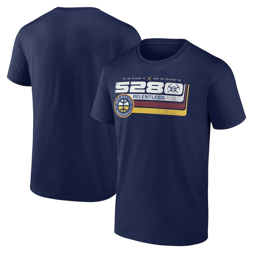 Denver Nuggets Announcer T-Shirt Navy