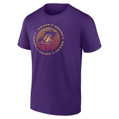 Los Angeles Lakers Announcer T-Shirt Purple