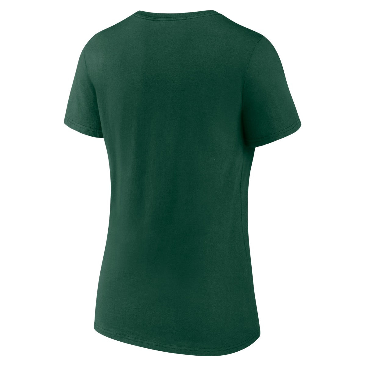 Milwaukee Bucks Women's Announcer V-Neck T-Shirt Hunter Green