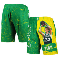 Larry Bird Boston Celtics Hardwood Classics Player Burst Shorts Kelly Green | Mitchell & Ness Near Me