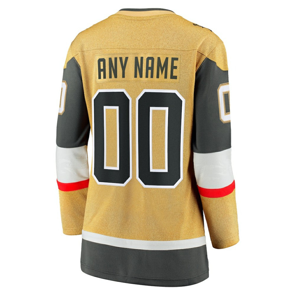 Vegas Golden Knights Fanatics Women's Home Breakaway Custom Jersey - - NHL 200029976