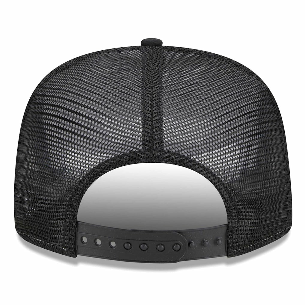 Las Vegas Raiders New Era Banger 9FIFTY Trucker Snapback Hat White/Black
