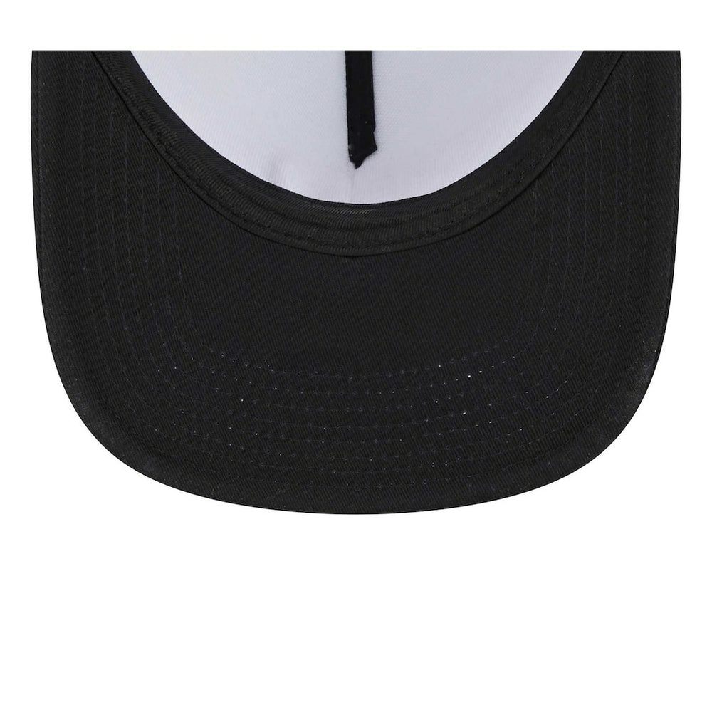 Las Vegas Raiders New Era Banger 9FIFTY Trucker Snapback Hat White/Black