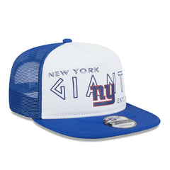New York Giants New Era Banger 9FIFTY Trucker Snapback Hat White/Royal