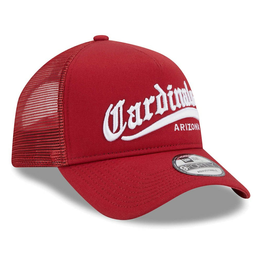 Arizona Cardinals New Era Caliber Trucker 9FORTY Adjustable Hat Cardinal