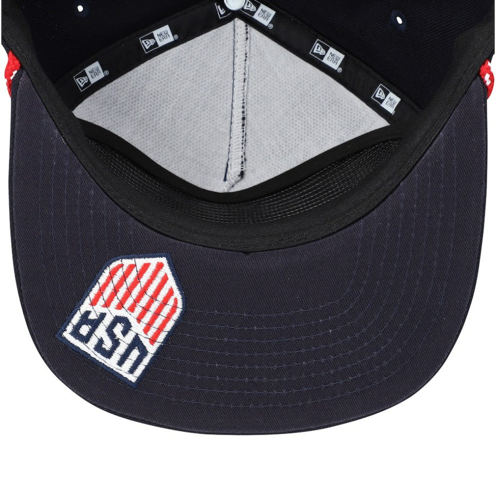 USMNT New Era Script Golfer Adjustable Hat Navy - New Era sale