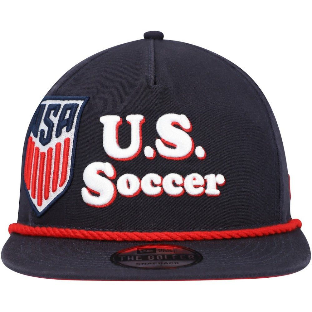 USMNT New Era Heritage The Golfer Snapback Hat Navy - New Era outlet