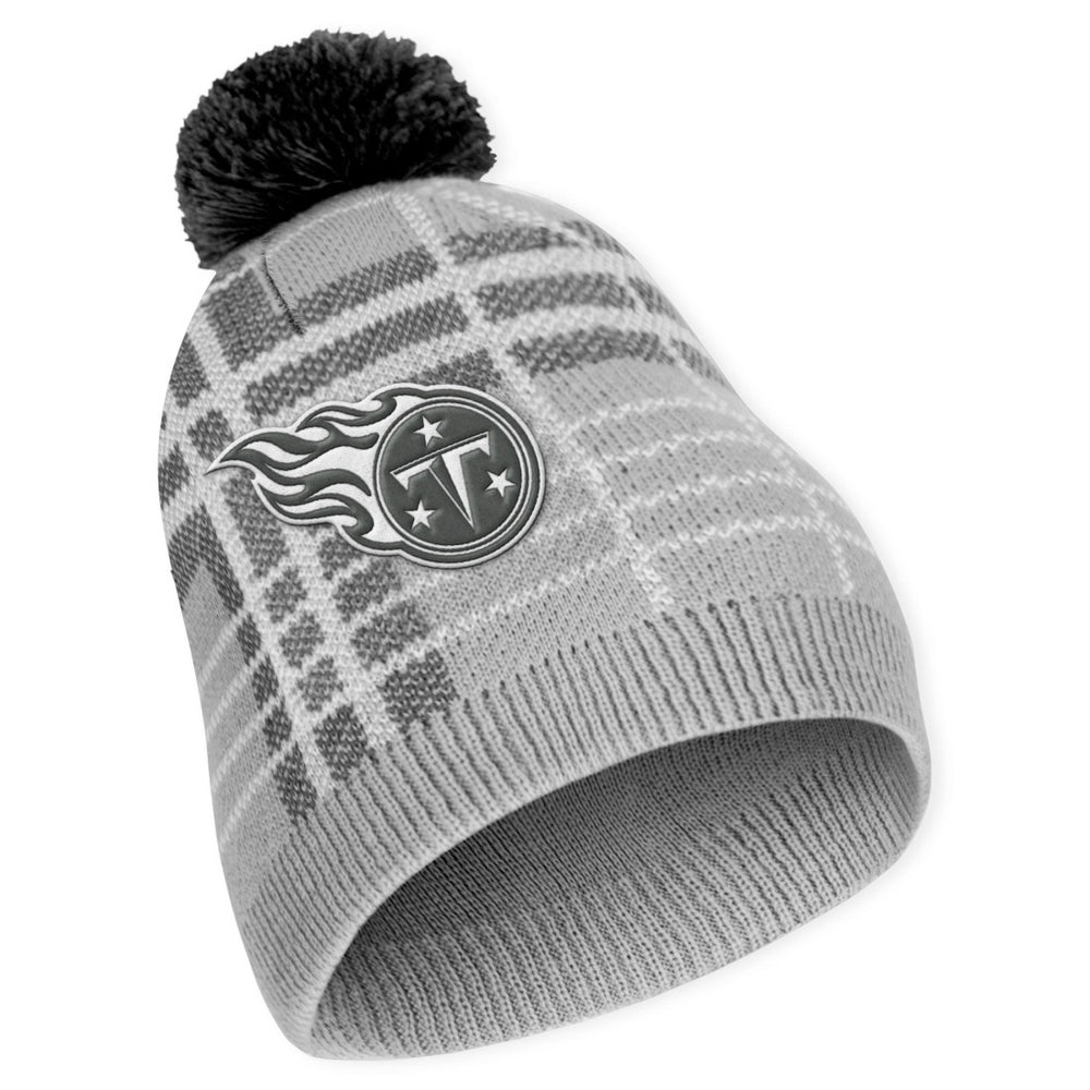 Tennessee Titans WEAR by Erin Andrews Women's Plaid Knit Hat with Pom & Scarf Set