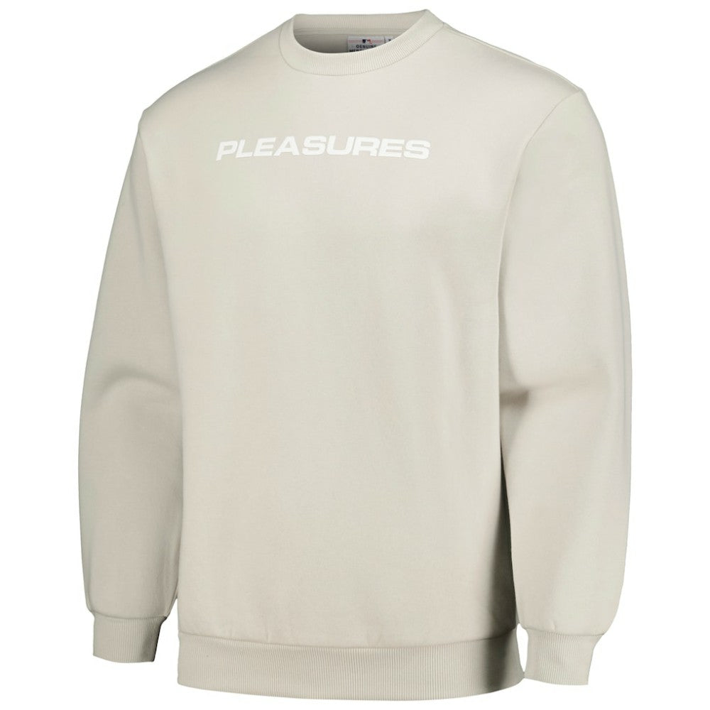 Atlanta Braves PLEASURES Ballpark Pullover Sweatshirt - Gray - MLB Online