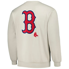 Boston Red Sox PLEASURES Ballpark Pullover Sweatshirt - Gray - MLB Lifestyle