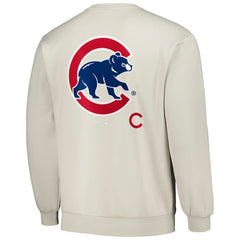 Chicago Cubs PLEASURES Ballpark Pullover Sweatshirt - Gray - MLB on Sale