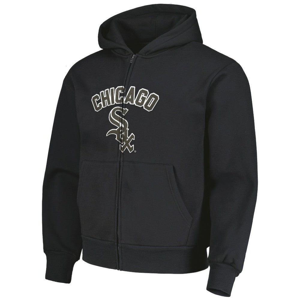 Chicago White Sox PLEASURES Opening Day Full-Zip Hoodie - Black - MLB Discount