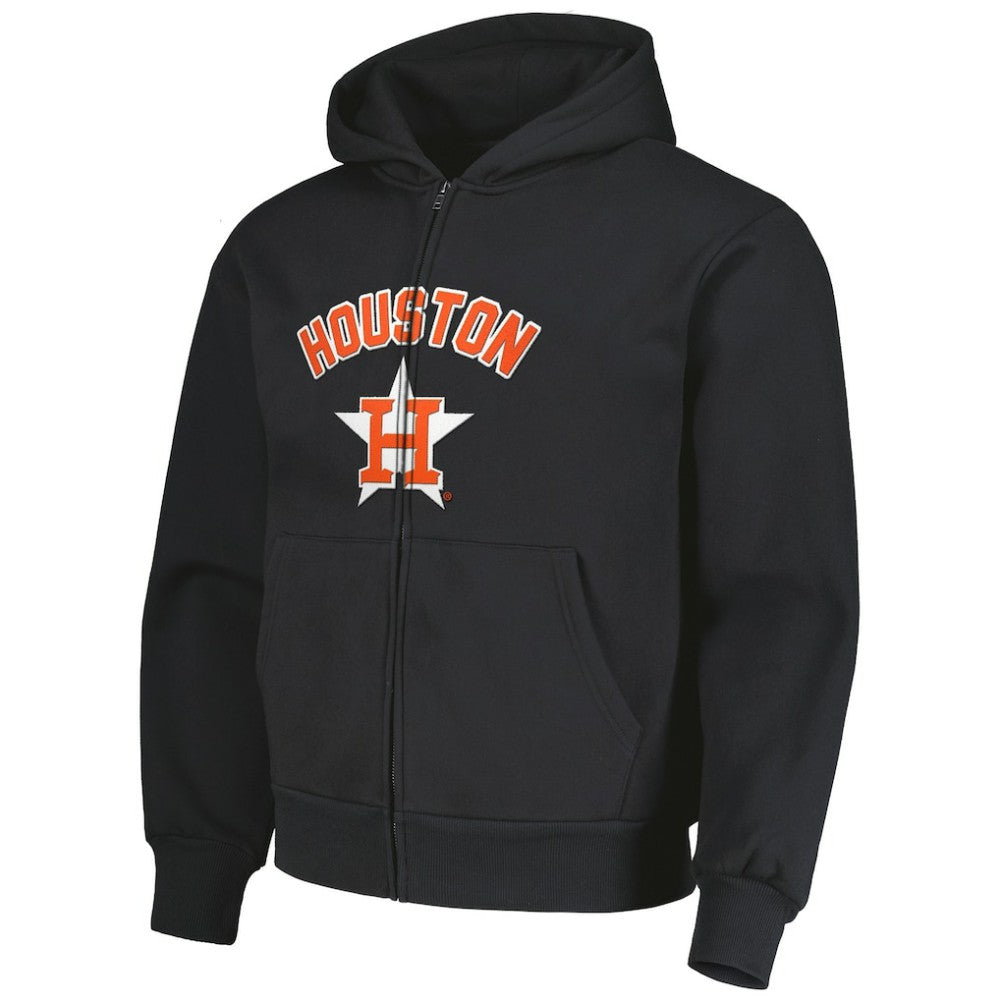 Houston Astros PLEASURES Opening Day Full-Zip Hoodie - Black - MLB Online