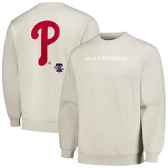Philadelphia Phillies PLEASURES Ballpark Pullover Sweatshirt - Gray - MLB Online