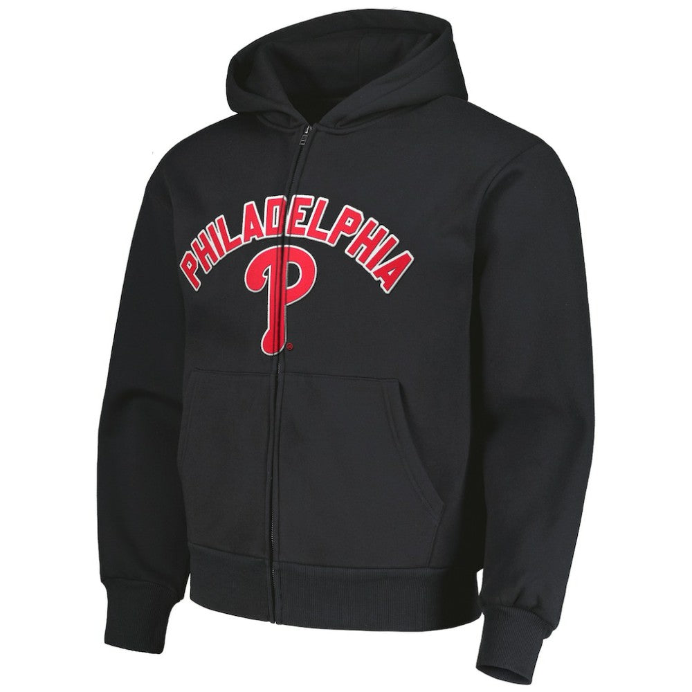 Philadelphia Phillies PLEASURES Opening Day Full-Zip Hoodie - Black - MLB on Sale