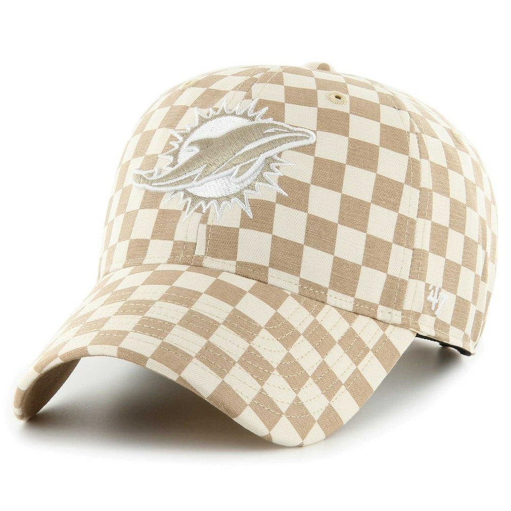 47 brand Miami Dolphins '47 Women's Vibe Check Clean Up Adjustable Hat Tan